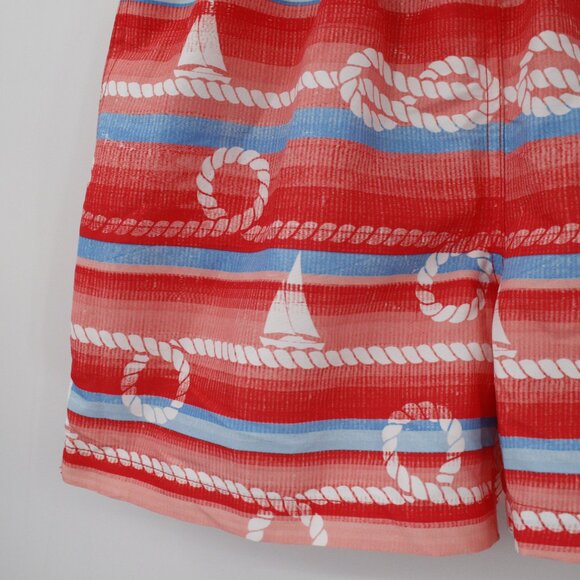 chubbies‎ swim trunks Men's Medium Drawstring striped mesh lined sailing boats - Picture 2 of 14